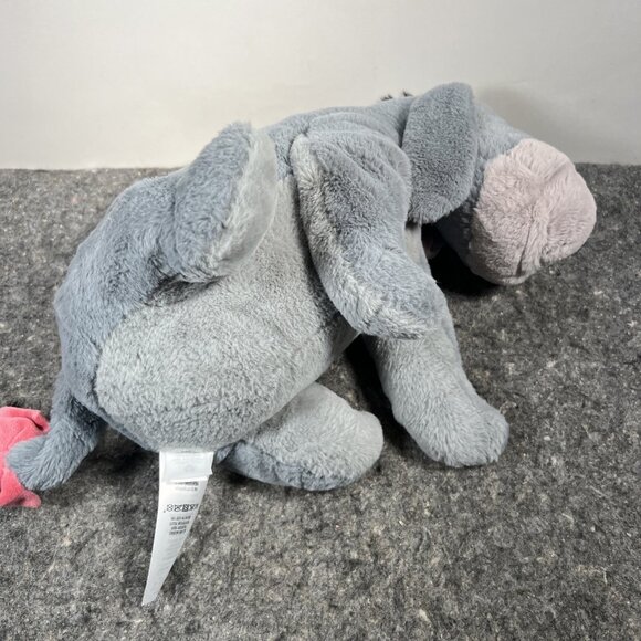 15" Disney Store Plush Grey Eeyore Detachable Tail Winnie The Pooh Friend Toy - Picture 9 of 11